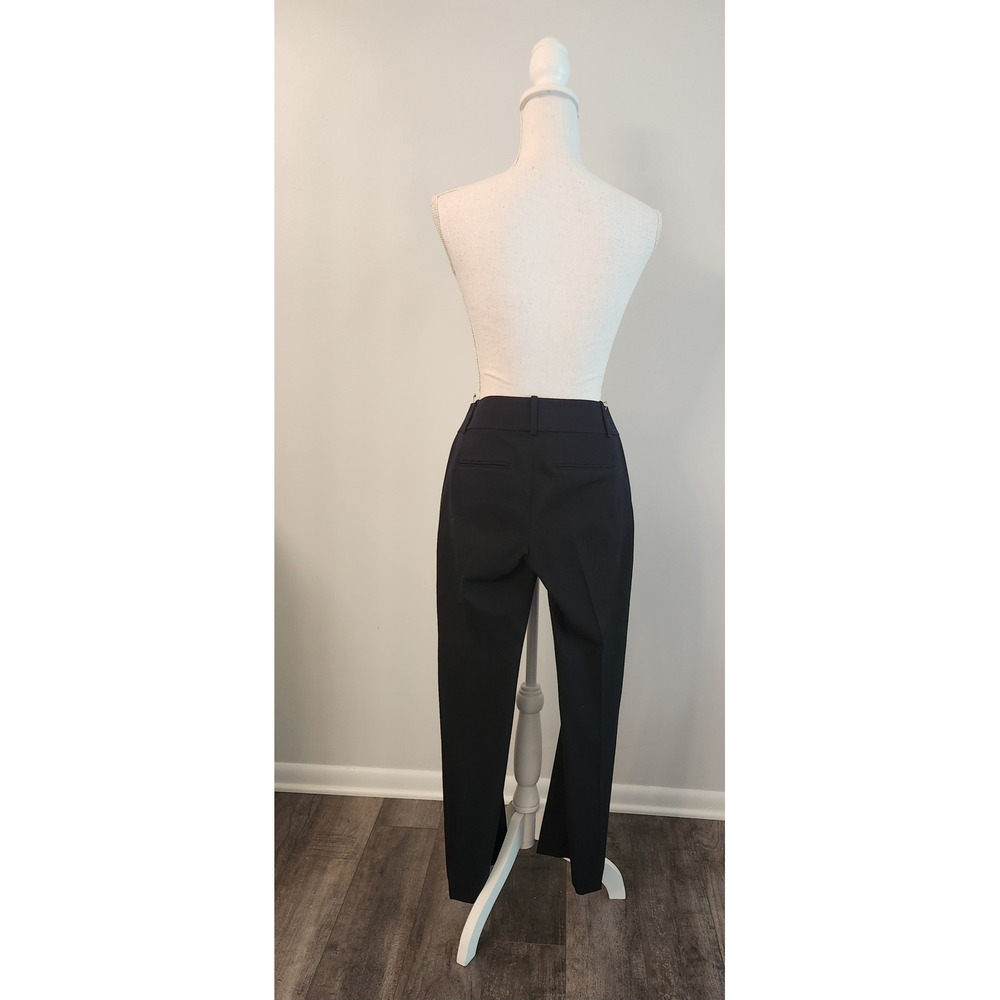Ann Taylor Black Straight Leg Dress Pants – Classic Professional Fit Size 2P - Picture 2 of 5
